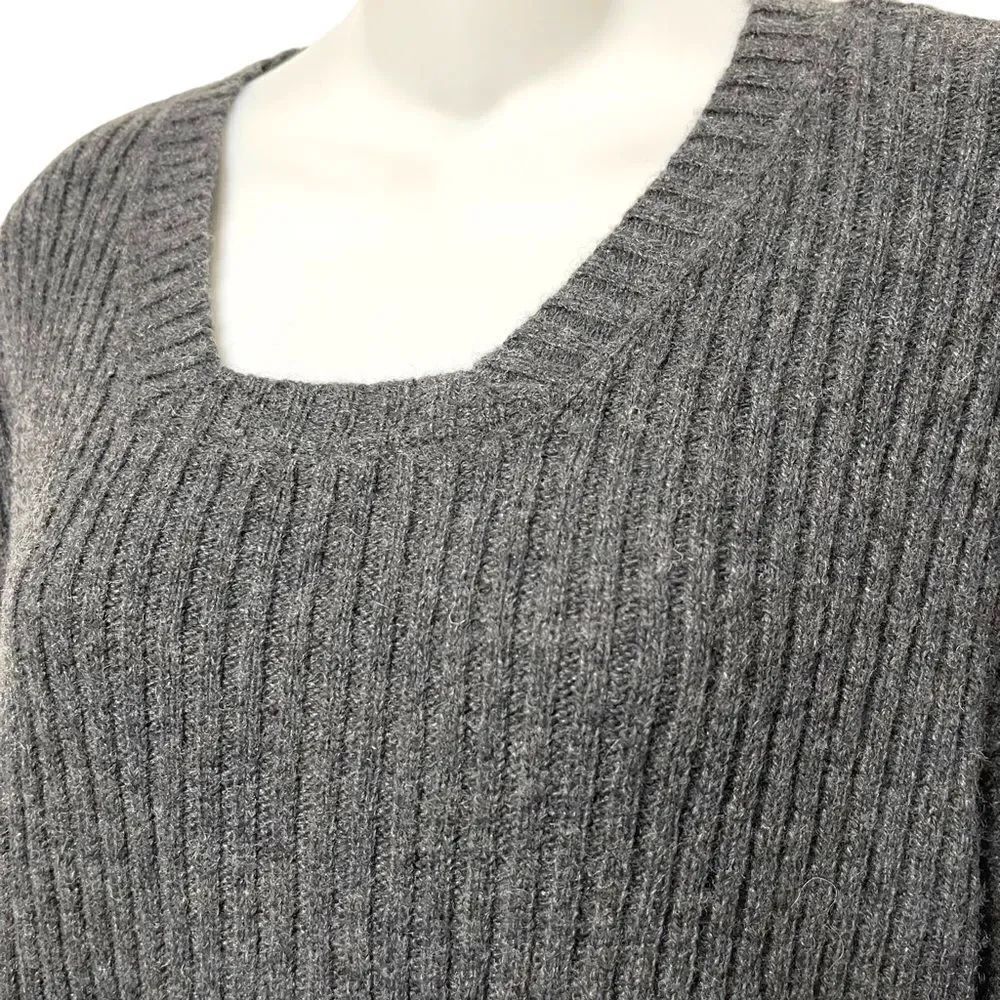 NAU Wool Blend Ribbed Sweater L - Picture 2 of 7